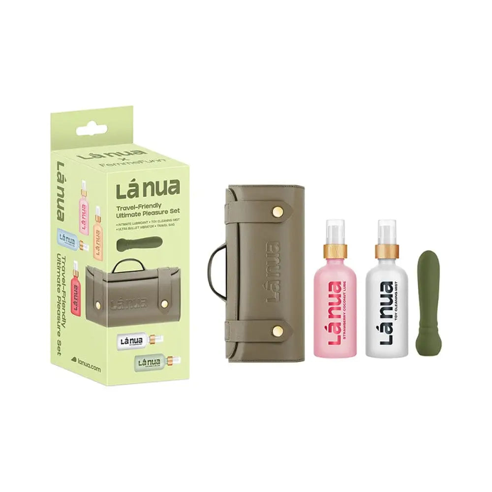 Lá Nua x Femme Funn Gift Set - Ultra Bullet Vibrator, Mist Toy Cleaner & Strawberry Coconut Lubricant - Rolik®