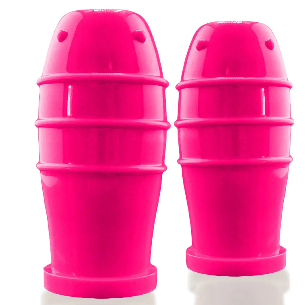Electric Pink Lankyz Liquid Silicone Nipple Suckers