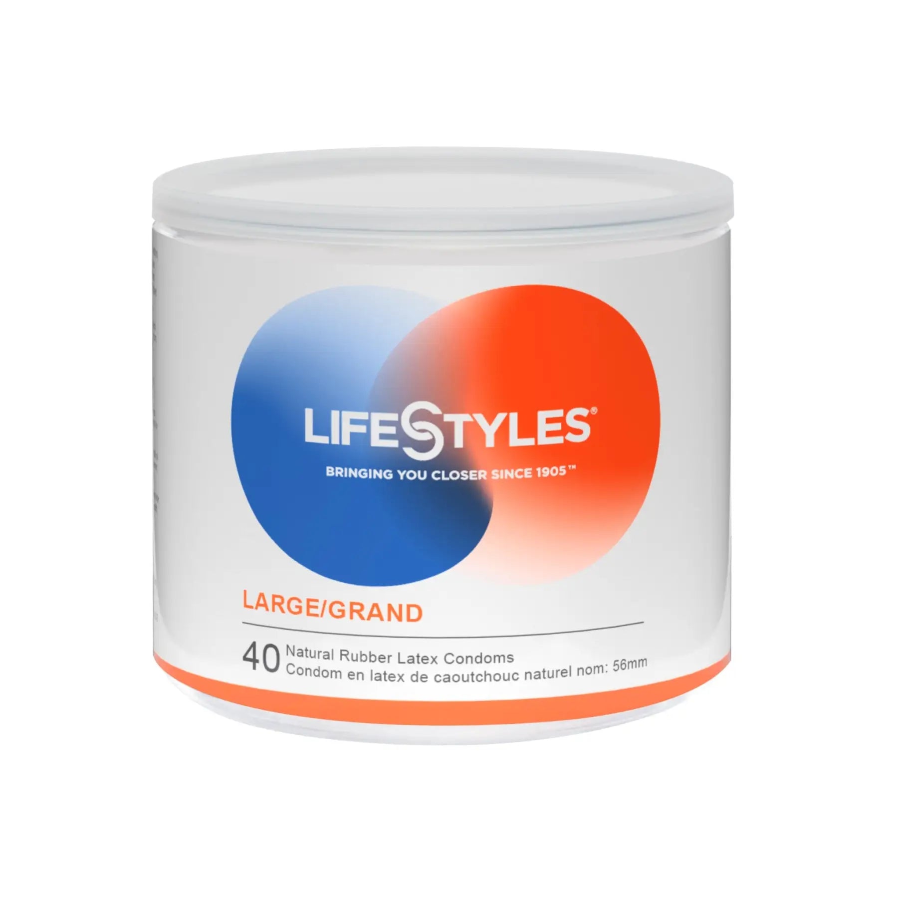 40 Count Large Latex Condoms