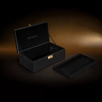 Le Coffret Prestige Edition Built-in Combination Lock Storage Box - Black