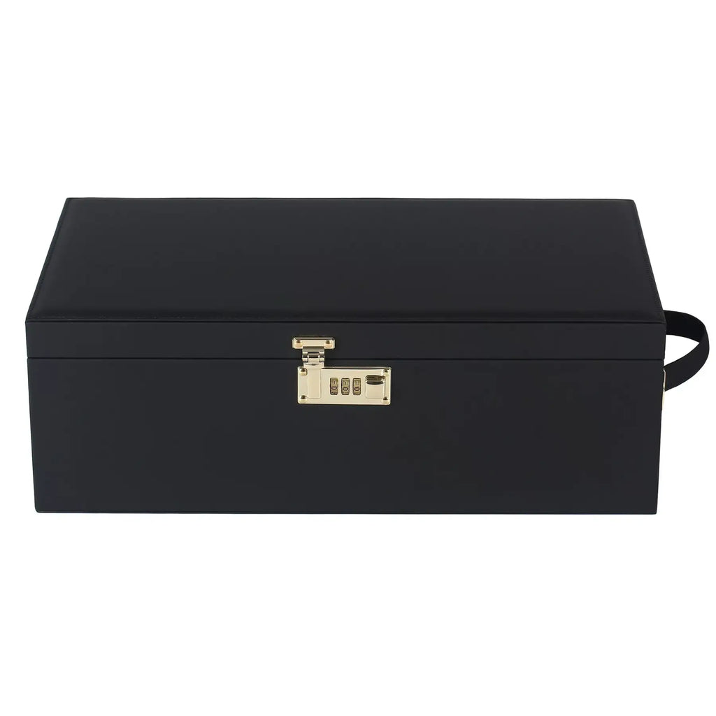 Le Coffret Prestige Edition Built-in Combination Lock Storage Box - Black