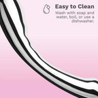 Le Wand Arch Stainless Steel G-Spot - Double-Ended Dildo Silver