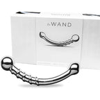 Le Wand Bow Stainless Steel G-Spot & P-Spot Silver