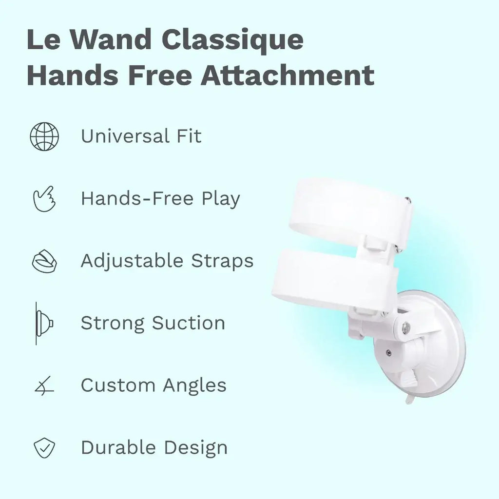 Le Wand Classique Hands-Free Massager Holder White