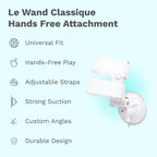 Le Wand Classique Hands-Free Massager Holder White