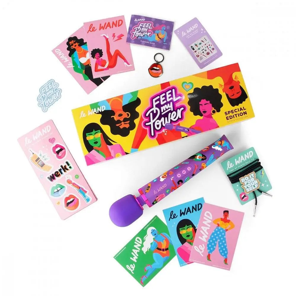 Le Wand Feel My Power Plug - in Wand Vibrator 2021 Special Edition by Jade Purple Brown - Rolik®