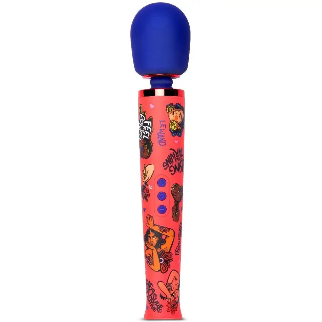 Feel My Power Wand Vibrator 2022 Special Edition by Kelly Malka - Red