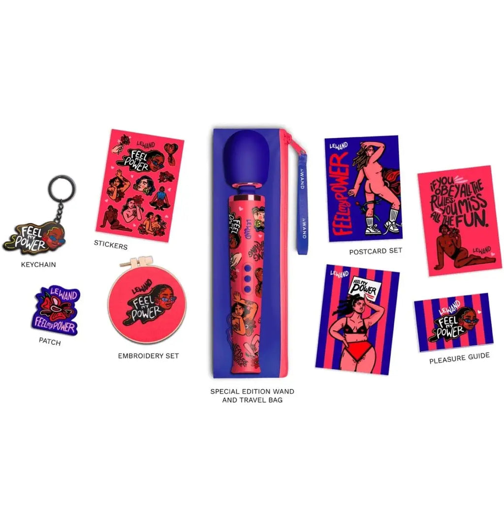 Le Wand Feel My Power Wand Vibrator 2022 Special Edition by Kelly Malka - Rolik®