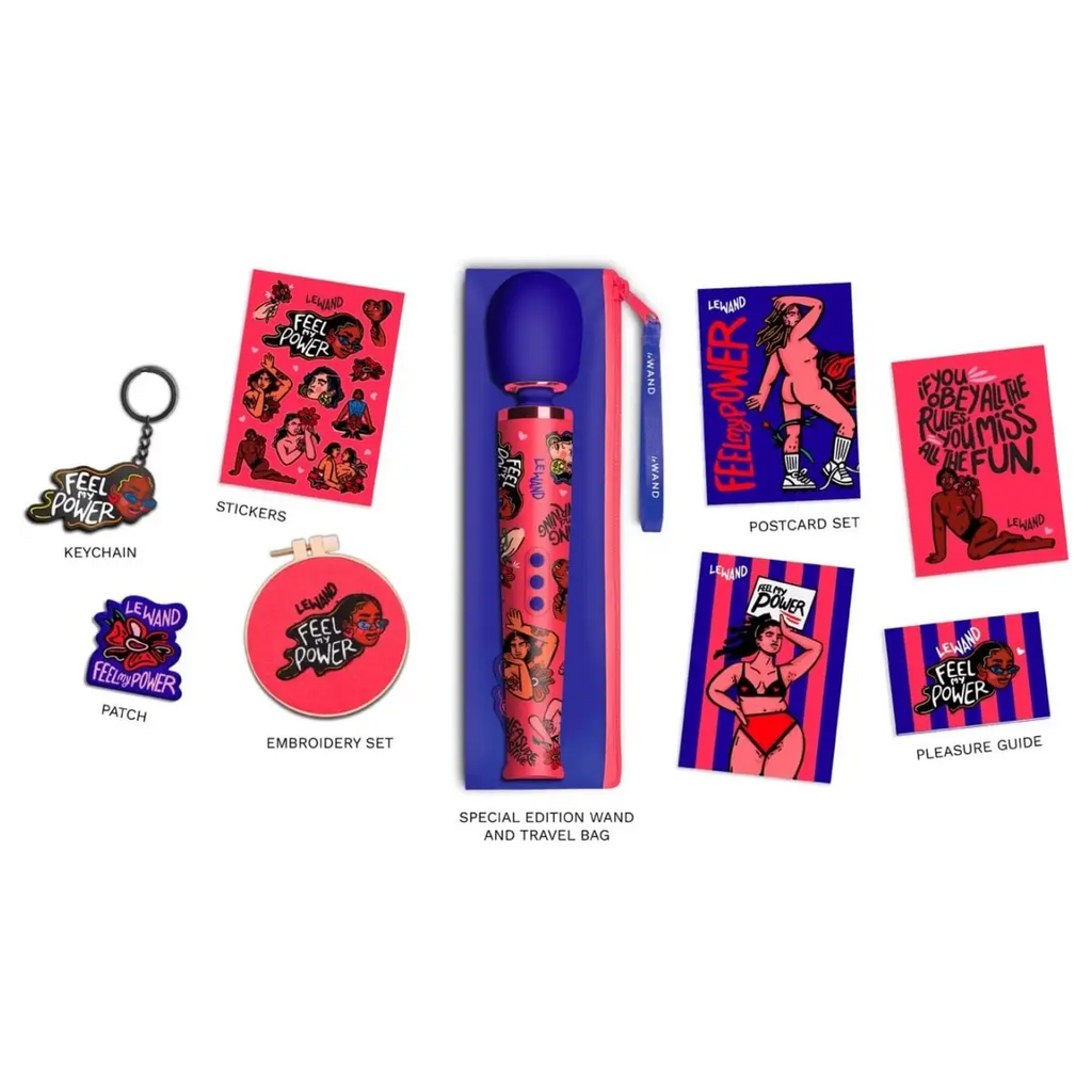 Le Wand Feel My Power Wand Vibrator 2022 Special Edition by Kelly Malka - Rolik®