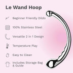 Le Wand Hoop Stainless Steel Double-Ended Silver