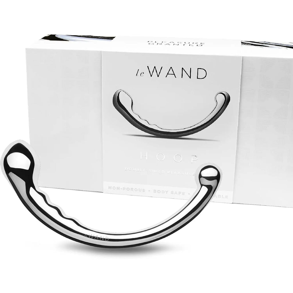 Le Wand Hoop Stainless Steel Double-Ended Silver