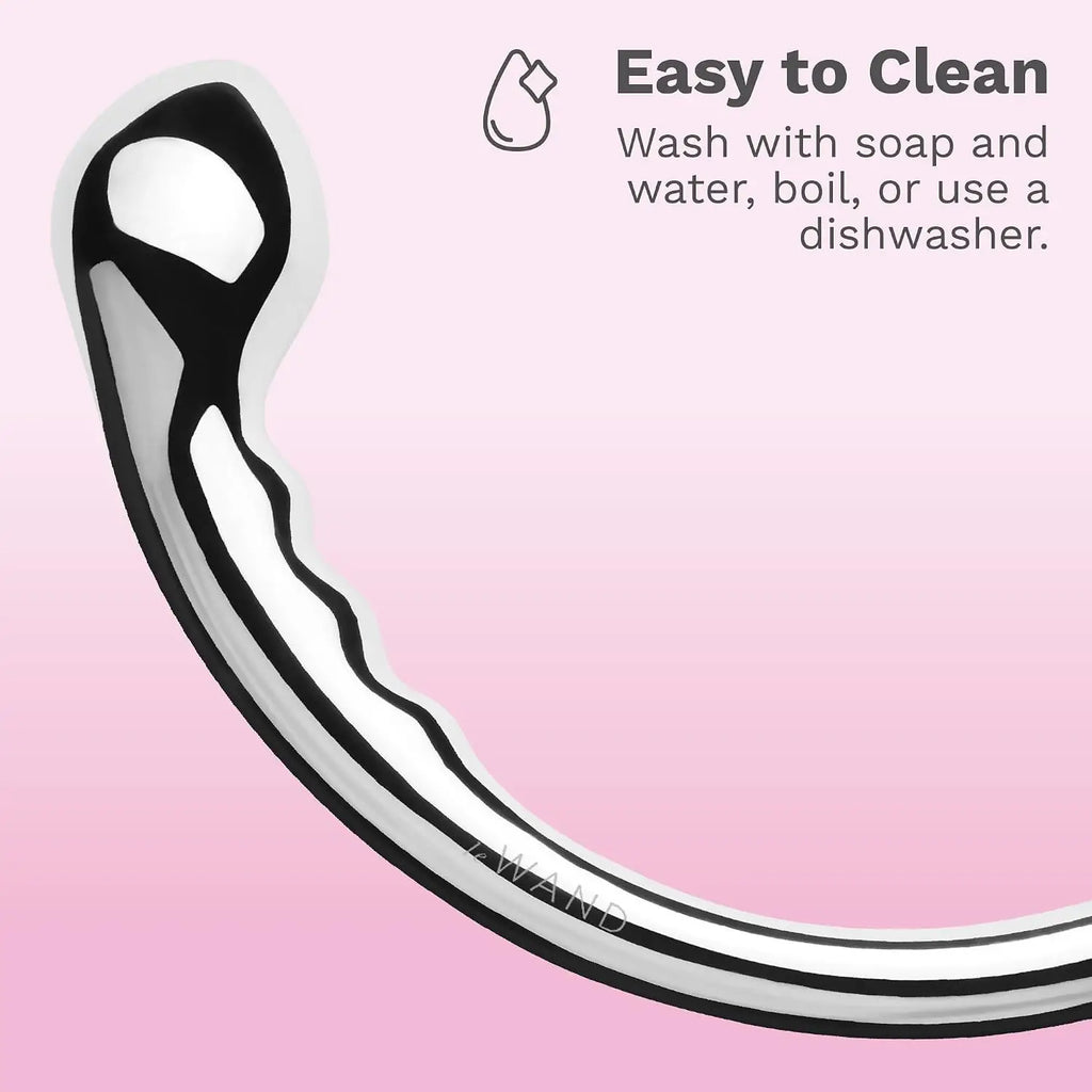 Le Wand Hoop Stainless Steel Double-Ended Silver