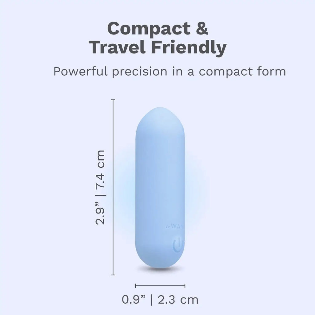Le Wand Mini Vibe Bullet Vibrator – Rechargeable & Waterproof Sky Blue
