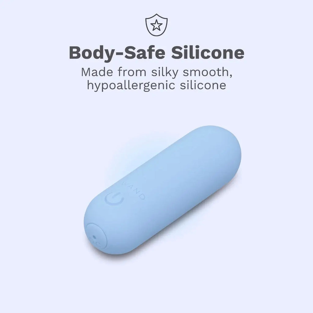 Le Wand Mini Vibe Bullet Vibrator – Rechargeable & Waterproof Sky Blue