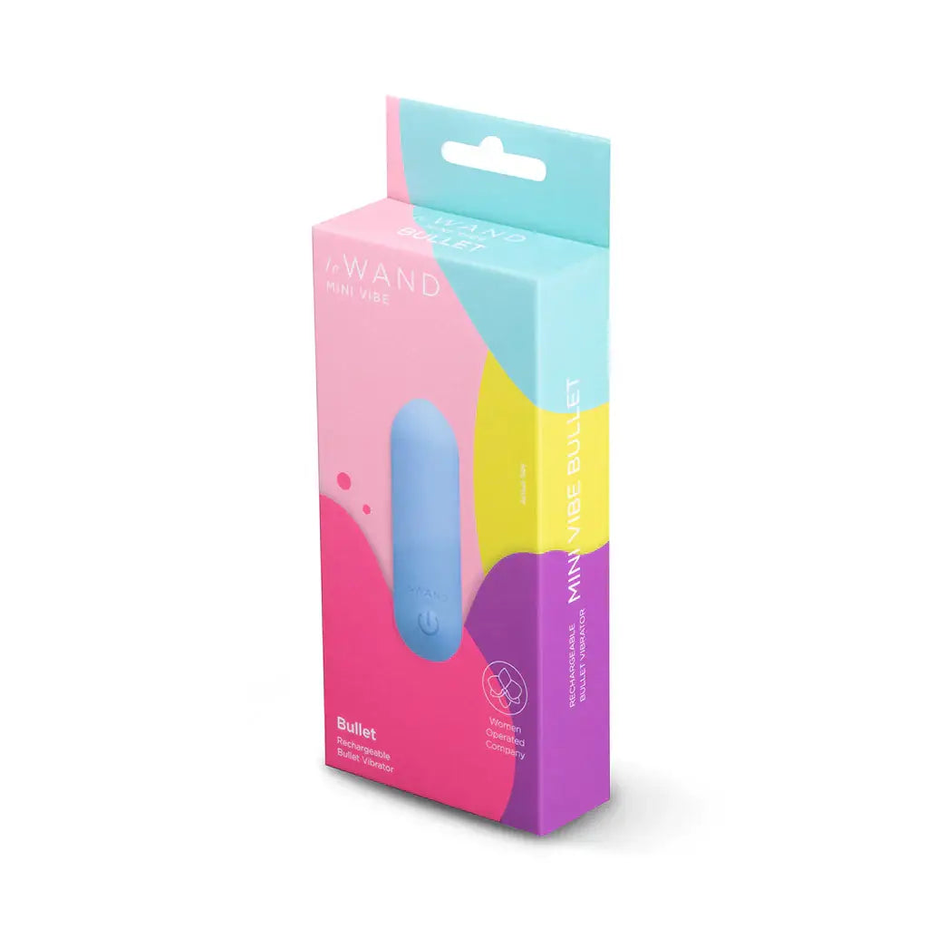Le Wand Mini Vibe Bullet Vibrator – Rechargeable & Waterproof Sky Blue