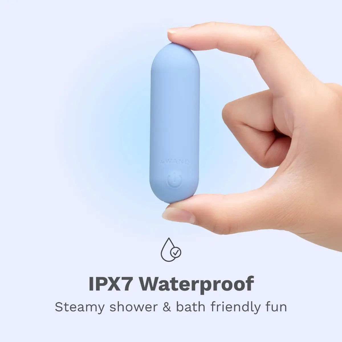 Le Wand Mini Vibe Bullet Vibrator – Rechargeable & Waterproof Sky Blue