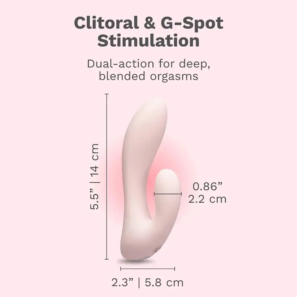 Le Wand Mini Vibe G-Double | Rechargeable Rabbit Vibrator Pink