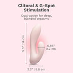 Le Wand Mini Vibe G-Double | Rechargeable Rabbit Vibrator Pink