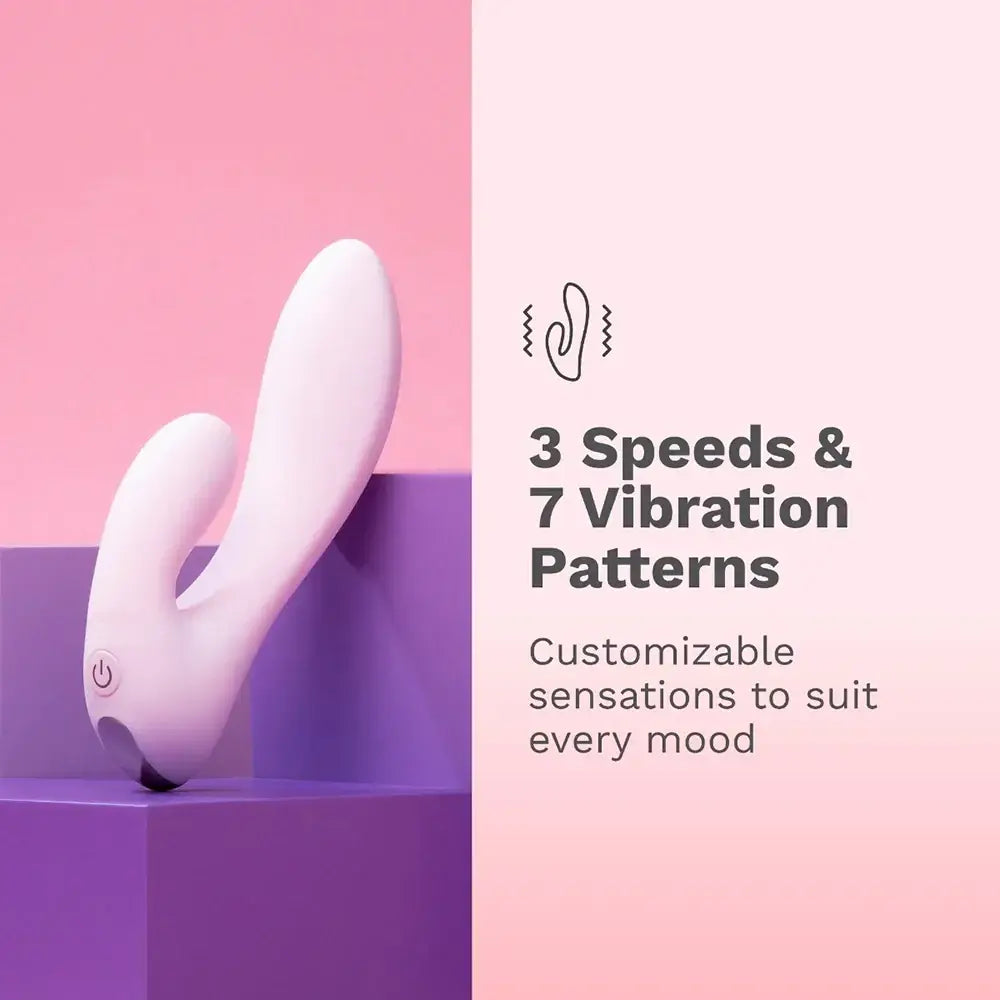 Le Wand Mini Vibe G-Double | Rechargeable Rabbit Vibrator Pink