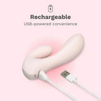 Le Wand Mini Vibe G-Double | Rechargeable Rabbit Vibrator Pink