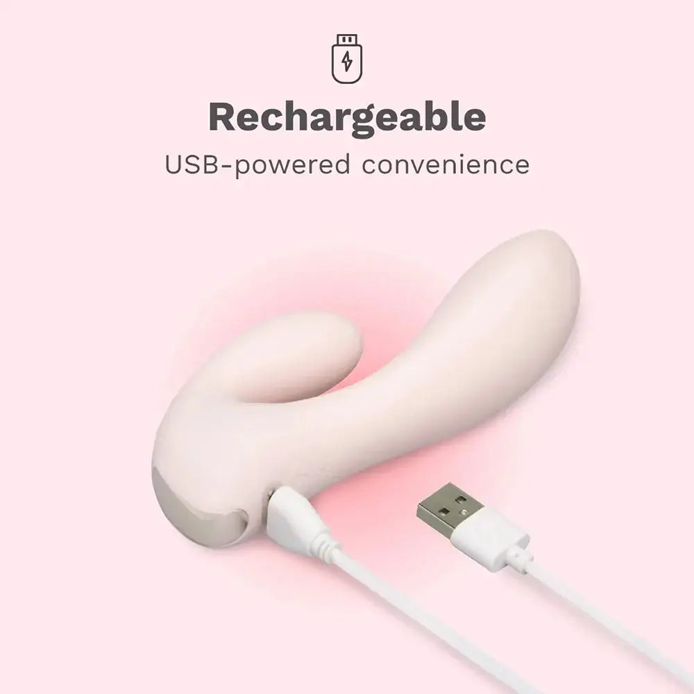 Le Wand Mini Vibe G-Double | Rechargeable Rabbit Vibrator Pink
