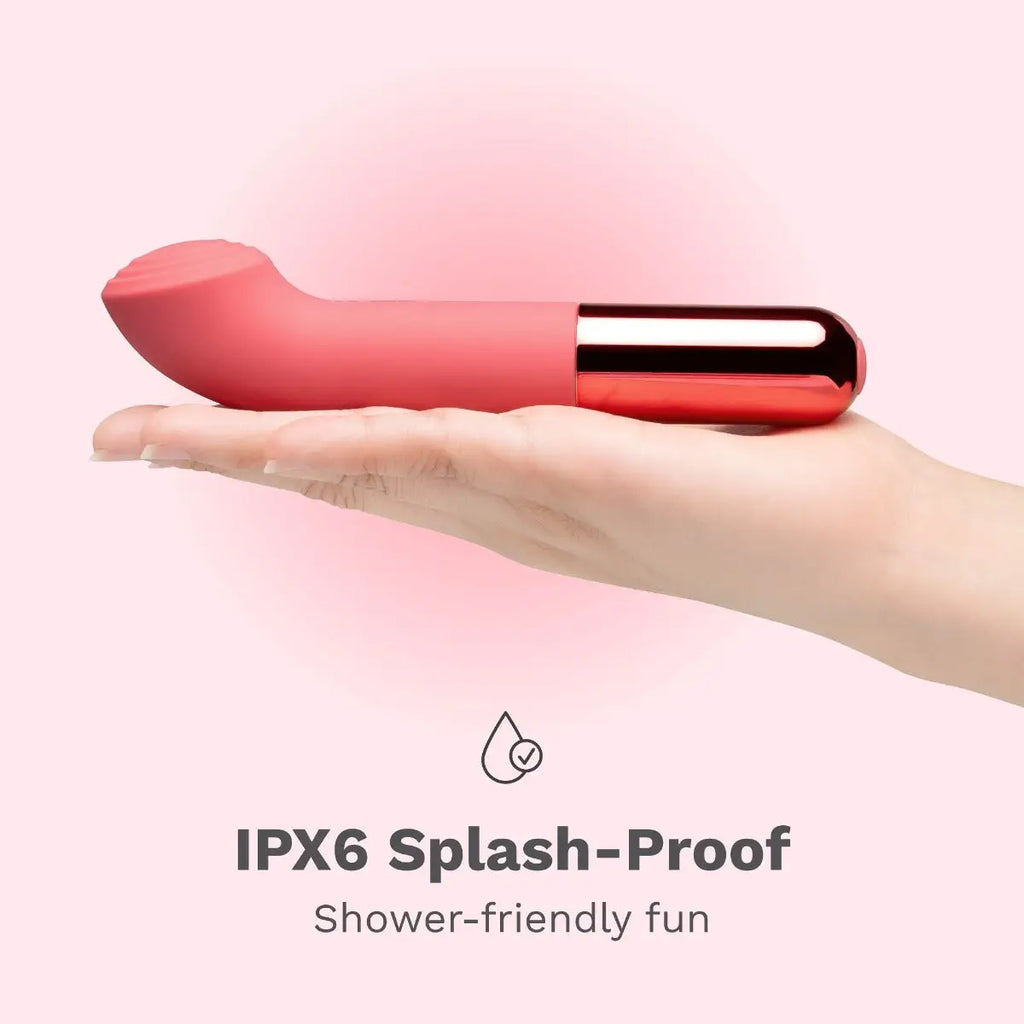 Le Wand Mini Vibe G-Love Rechargeable G-Spot Vibrator Dark Pink