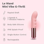 Le Wand Mini Vibe G-Thrill G-Spot Vibrator Pink