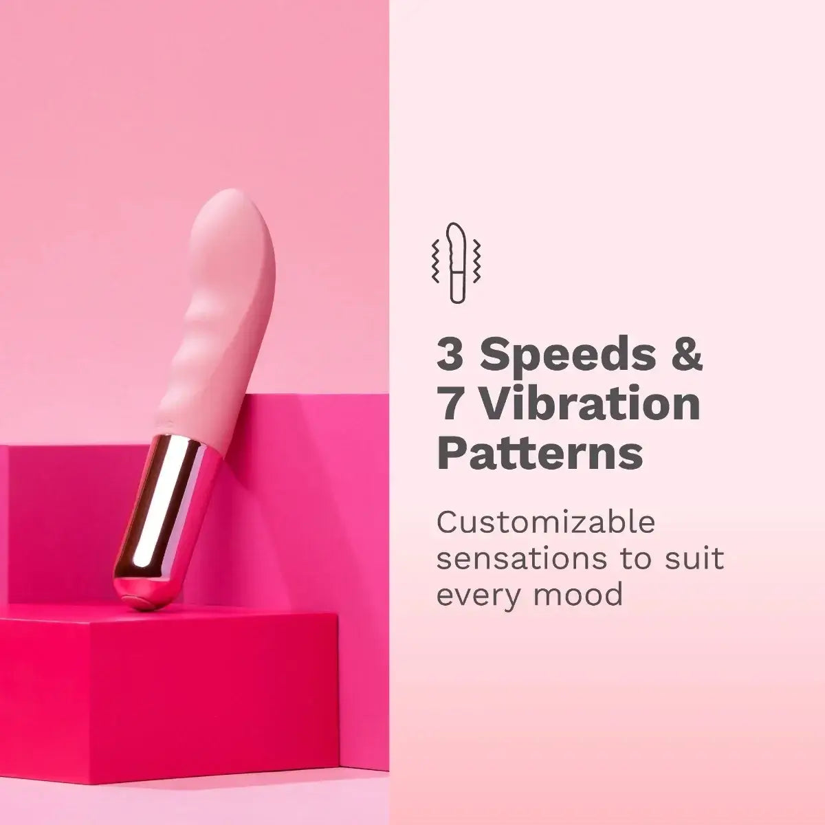 Le Wand Mini Vibe G-Thrill G-Spot Vibrator Pink
