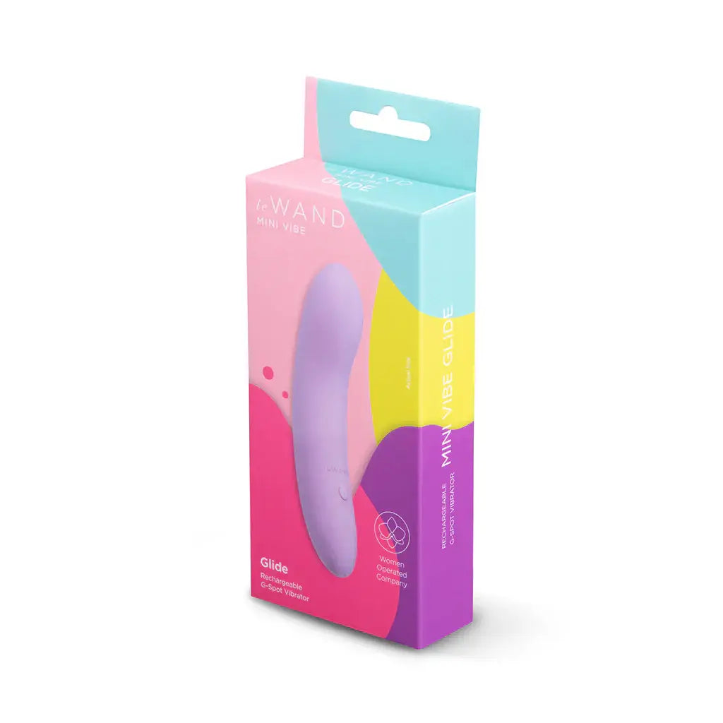 Le Wand Mini Vibe Glide G-Spot Vibrator Lilac