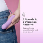 Le Wand Mini Vibe Glide G-Spot Vibrator Lilac
