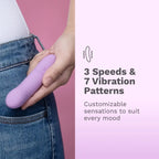 Le Wand Mini Vibe Glide G-Spot Vibrator Lilac
