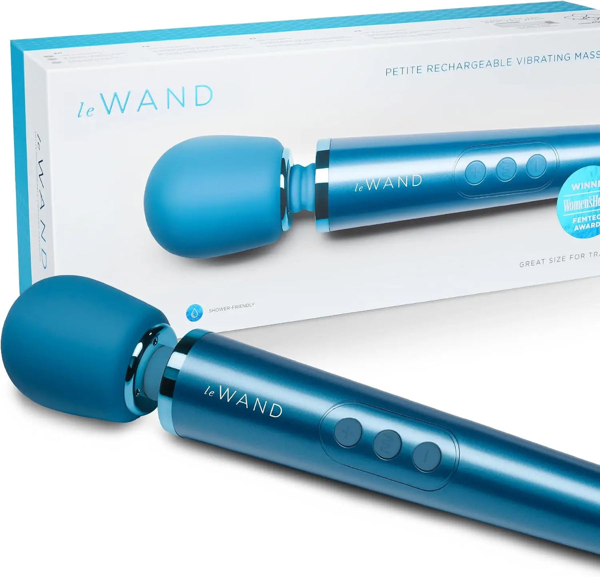 Le Wand Petite Rechargeable Vibrator Blue