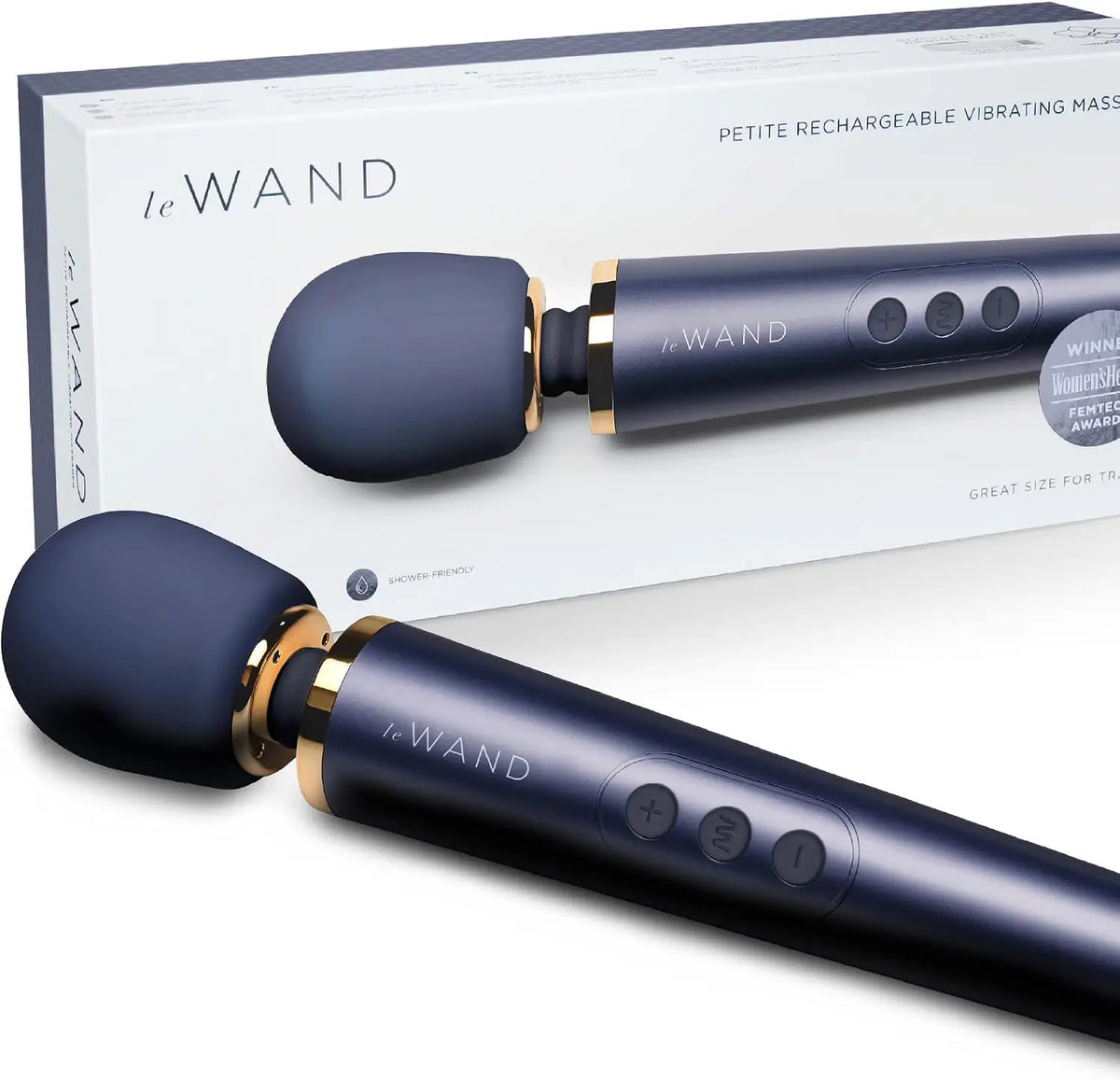 Le Wand Petite Rechargeable Vibrator Navy