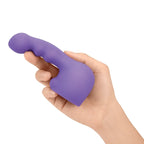 Le Wand Petite Ripple Attachment - Weighted Silicone Curve Purple
