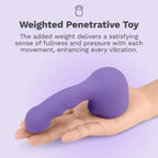 Le Wand Petite Ripple Attachment - Weighted Silicone Curve Purple