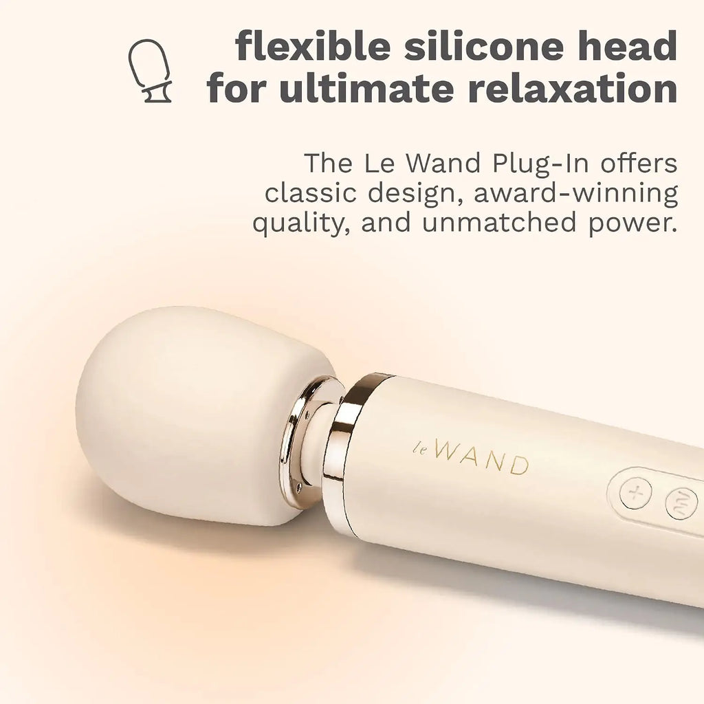 Le Wand Plug-In Vibrating Massager – Corded with Unlimited Power