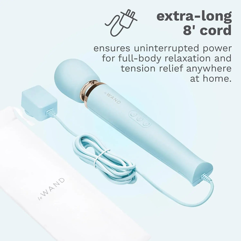 Le Wand Plug-In Vibrating Massager – Corded with Unlimited Power