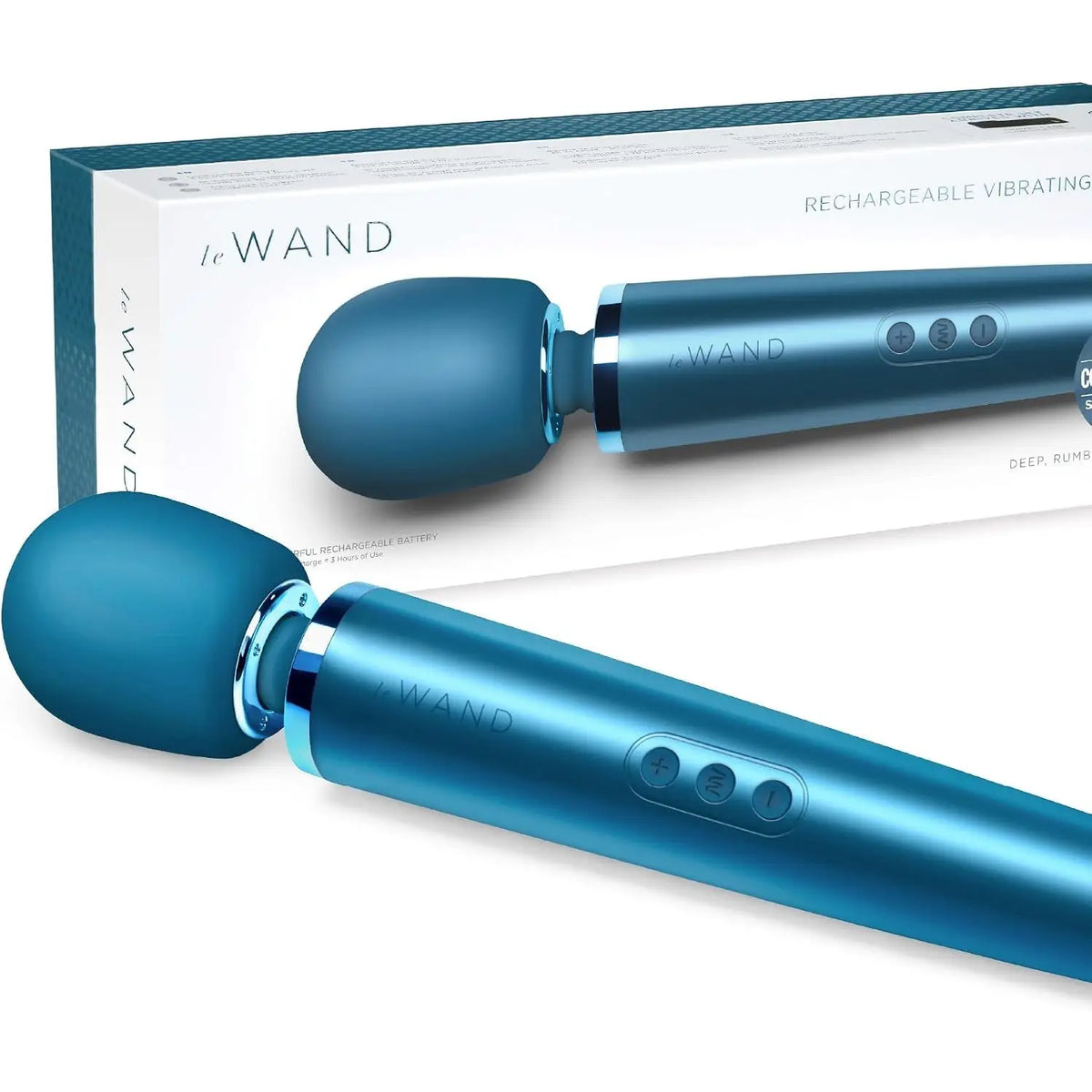 Le Wand Rechargeable Vibrator - Premium Massage Blue