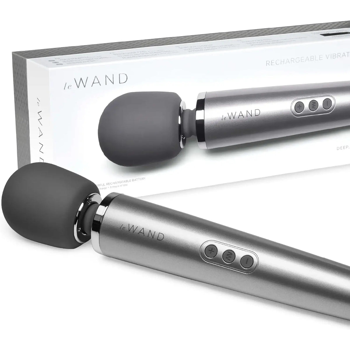 Le Wand Rechargeable Vibrator - Premium Massage Gray