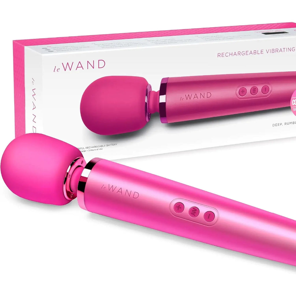 Le Wand Rechargeable Vibrator - Premium Massage Magenta