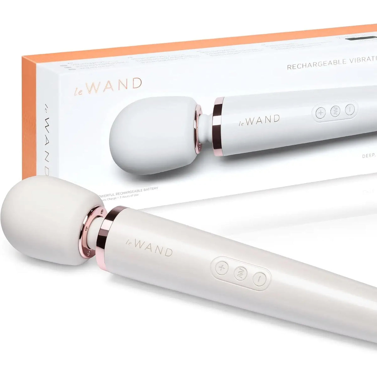 Le Wand Rechargeable Vibrator - Premium Massage White