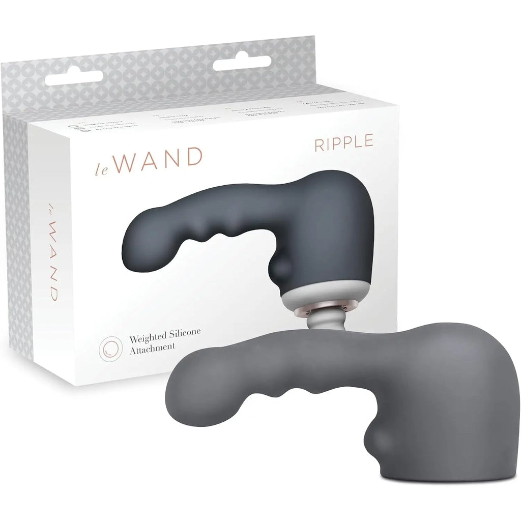 Le Wand Ripple Weighted Attachment for Massagers Gray