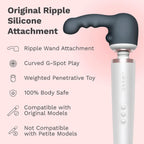 Le Wand Ripple Weighted Attachment for Massagers Gray