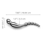 Le Wand Swerve Stainless Steel - Silver - Dildo