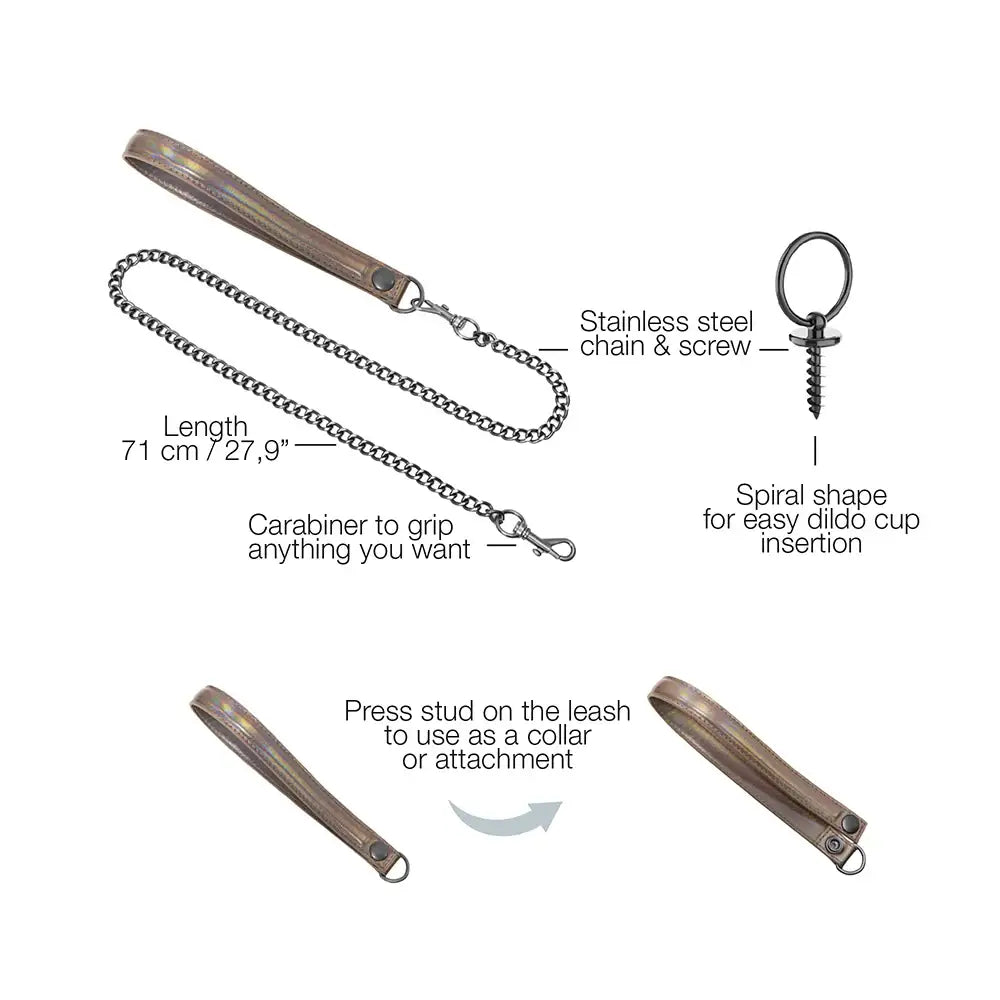 Leash and Dildo Ring Kit - Restraints