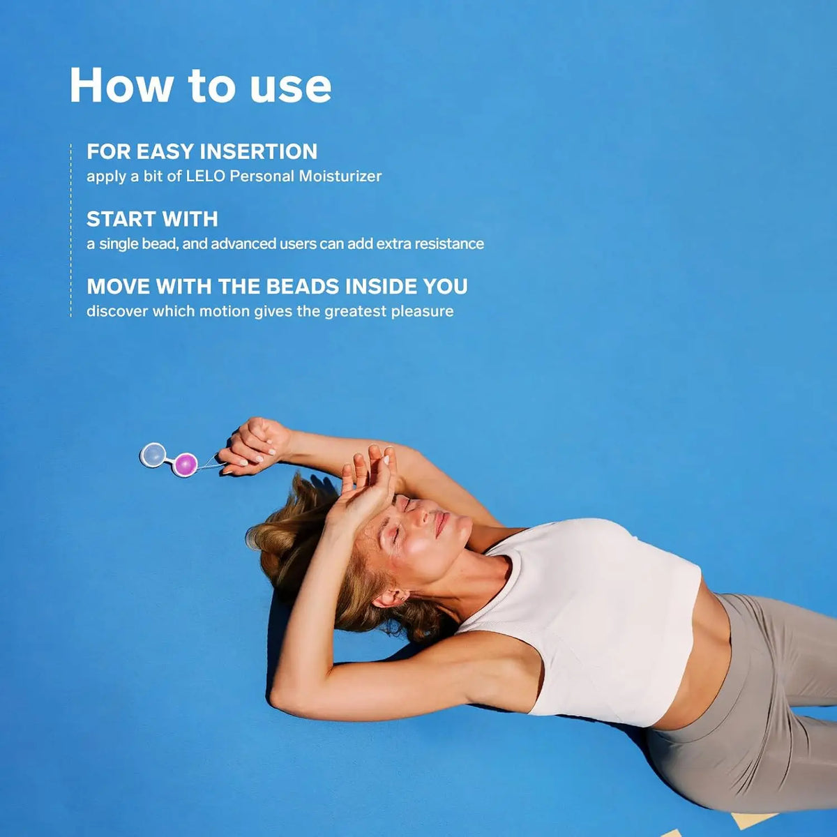 LELO Beads Mini - Kegel Exercise Balls for Pelvic Floor