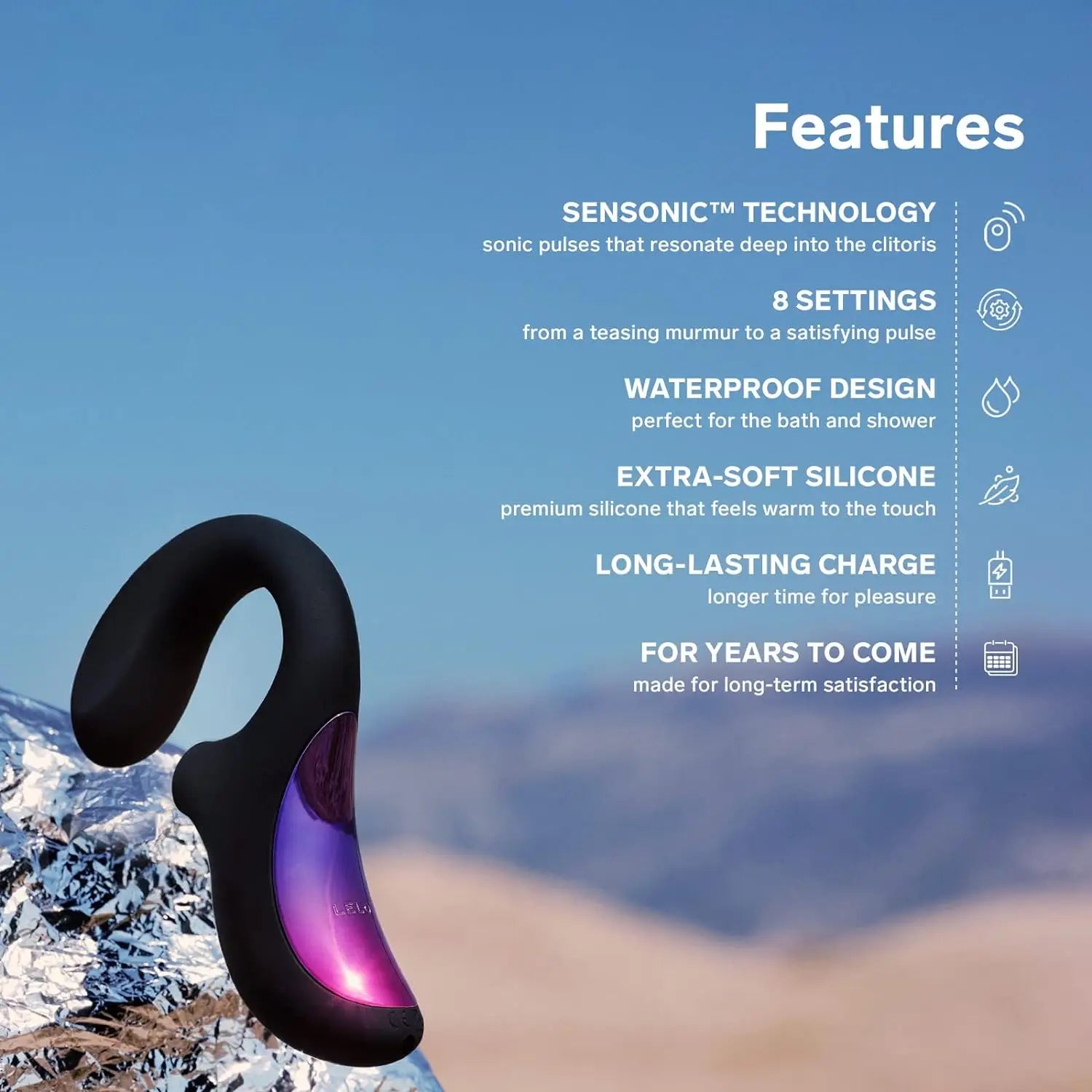 LELO Enigma™ Dual Stimulation Sonic Massager - Rolik®