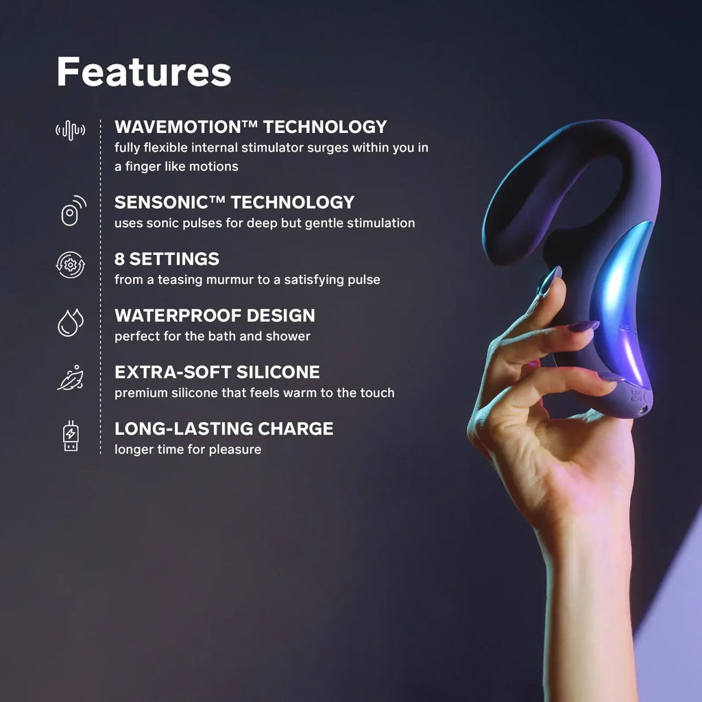 LELO Enigma Wave™ Dual Stimulation Sonic Massager - Rolik®