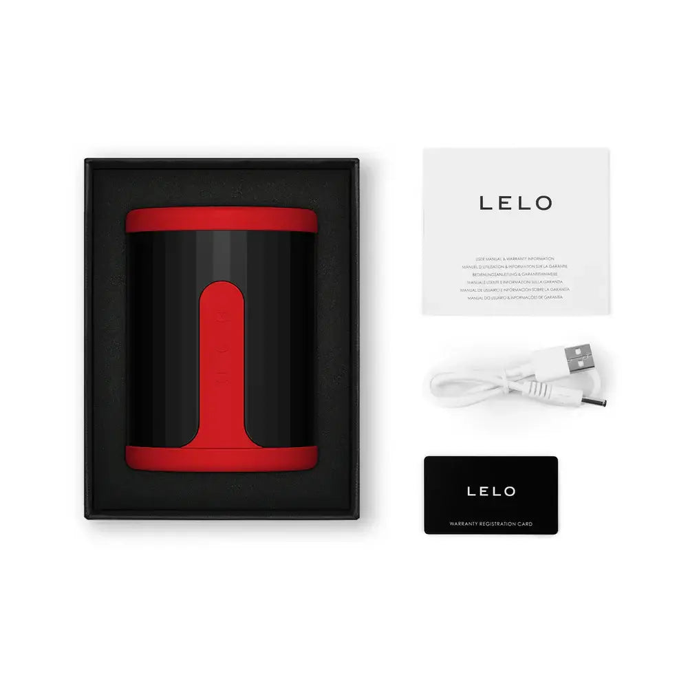 LELO F2S™ App-Enabled Massager & Stroker Red Rolik®