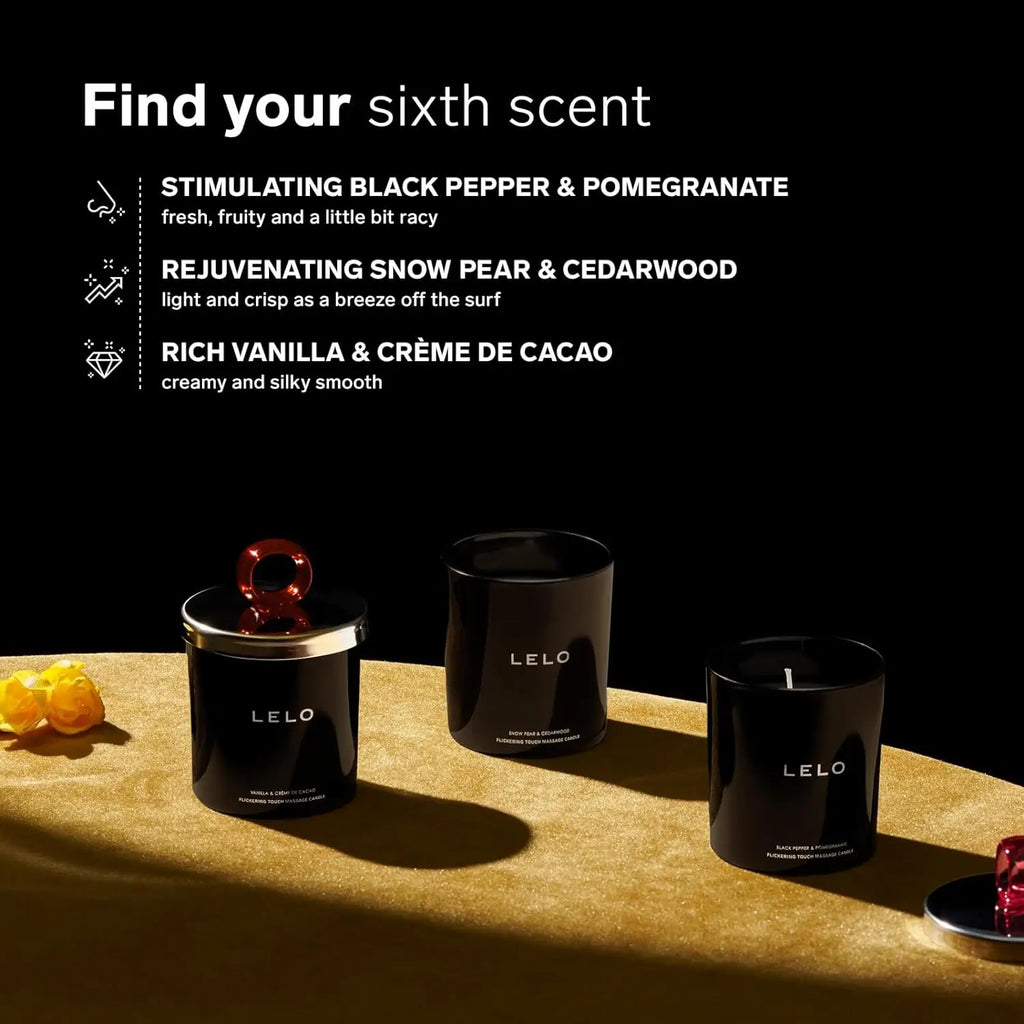 LELO Flickering Touch Massage Candles - Rolik®